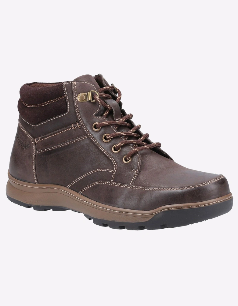 Hush Puppies Grover Memory Foam Mens Boots Brown