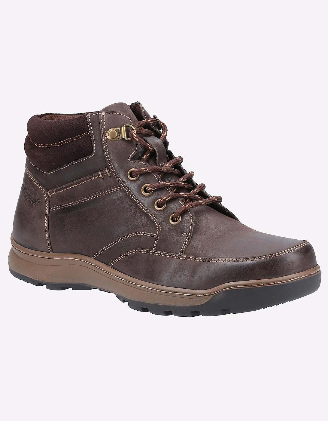 Hush Puppies Grover Memory Foam Mens Boots Brown