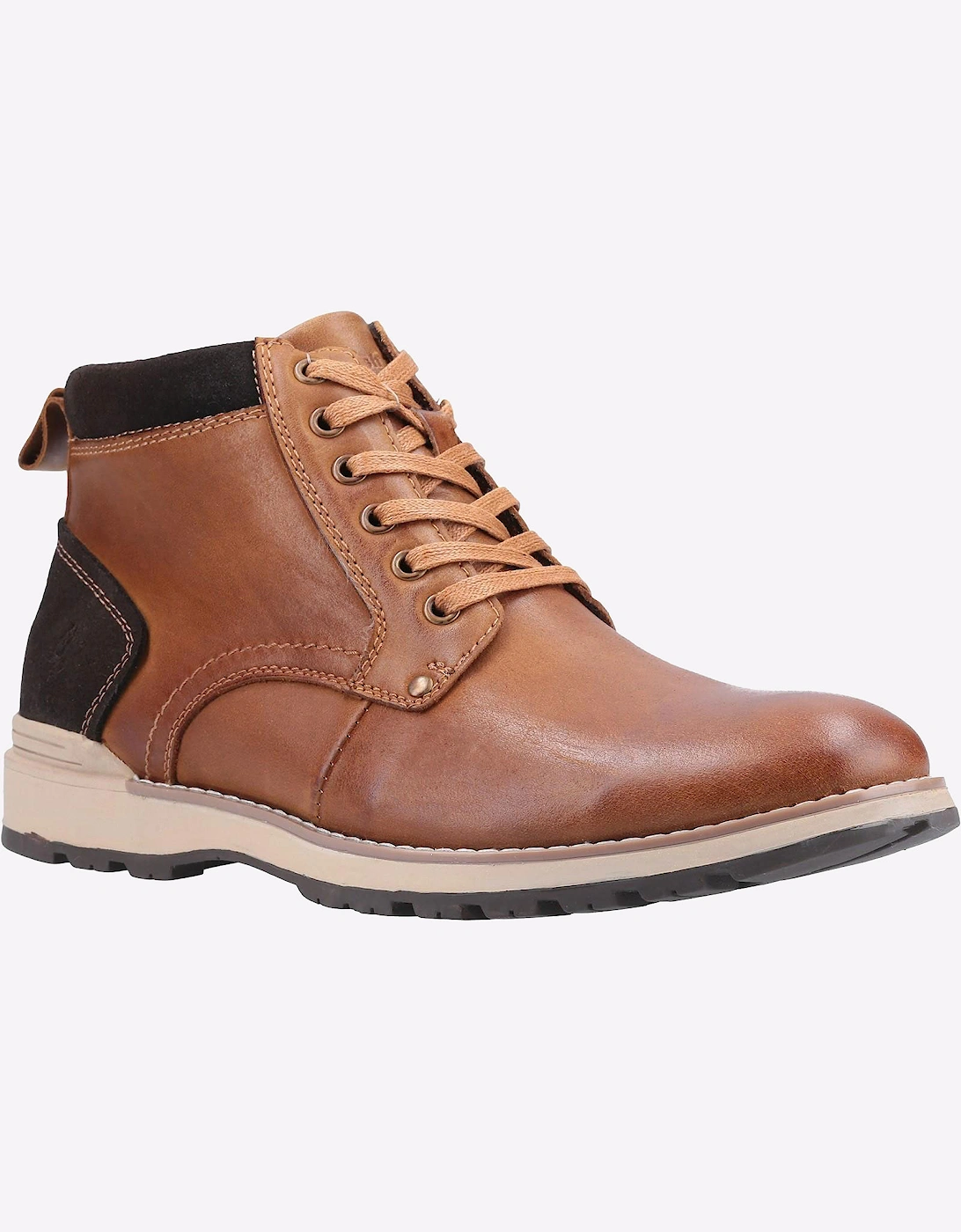 Hush Puppies Dean Memory Foam Mens Boots Tan