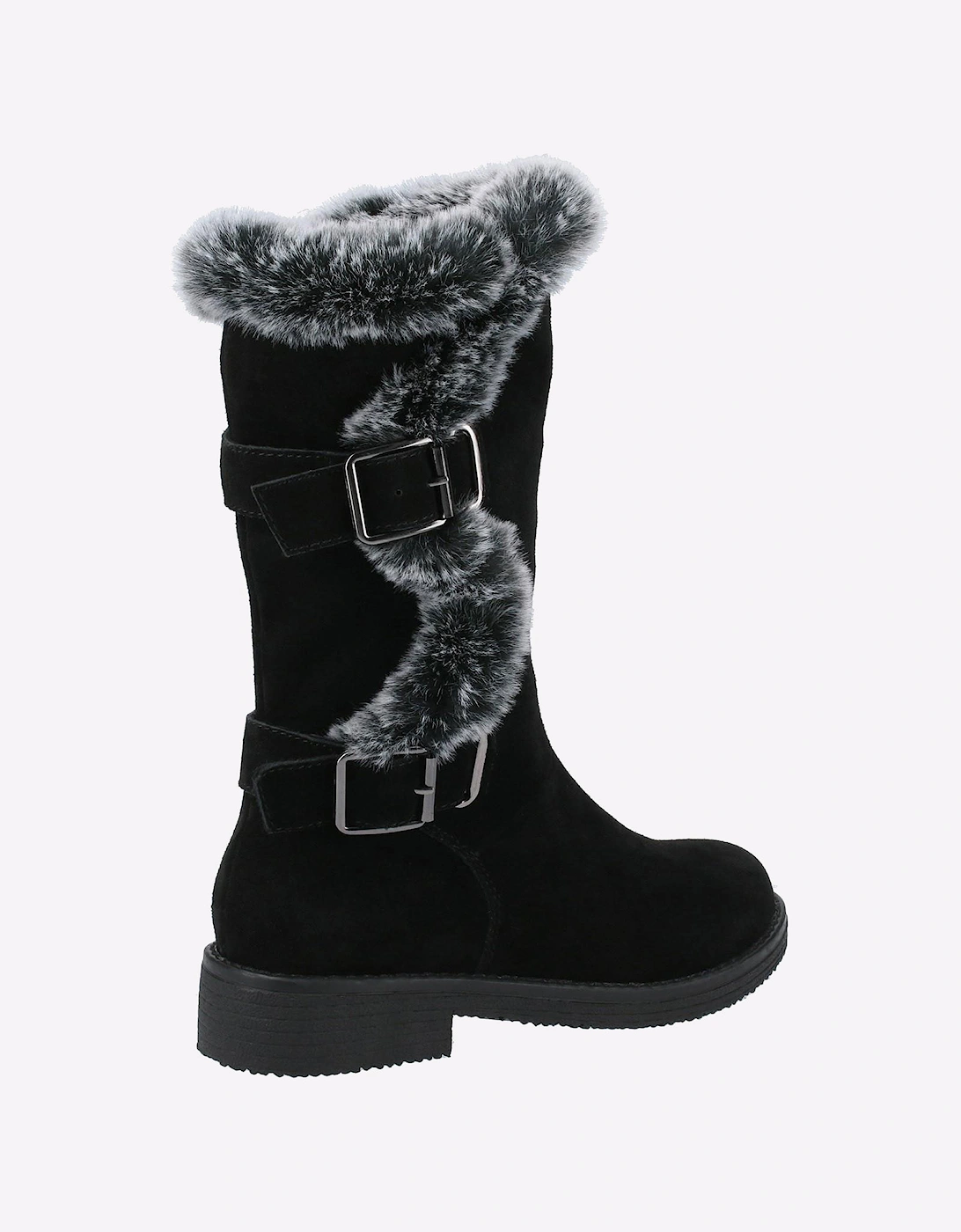 Hush Puppies Megan Mid Memory Foam Womens Boots Black