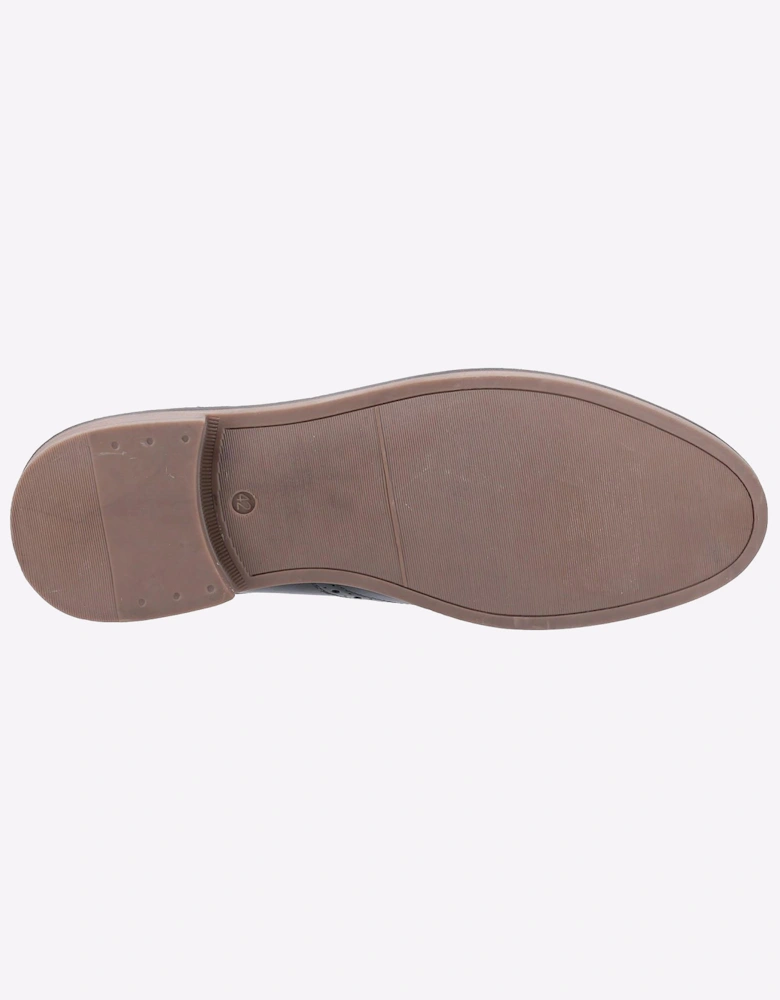 Hush Puppies Bryson Memory Foam Mens Brouge Shoes Bordo