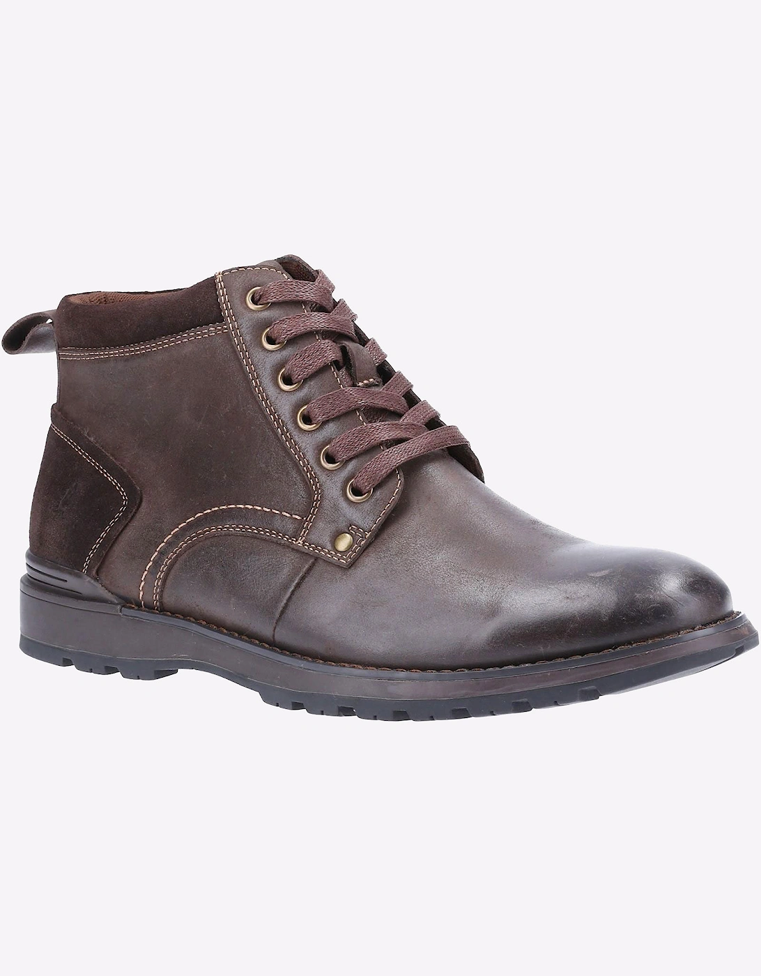 Hush Puppies Dean Memory Foam Mens Boots Brown