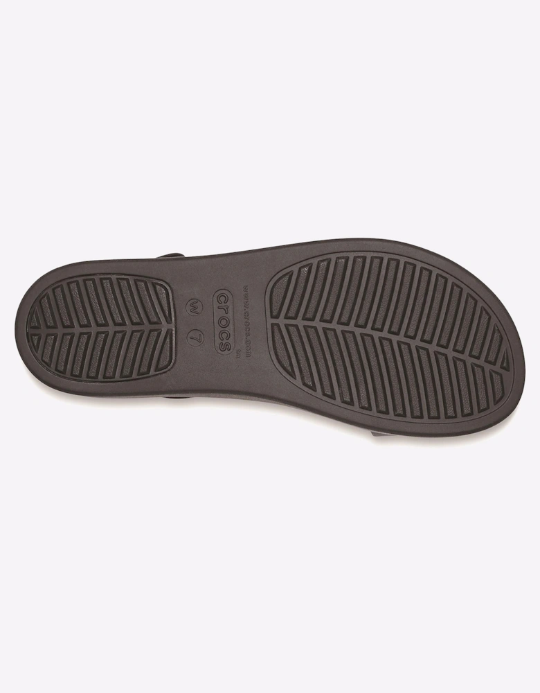 Crocs Brooklyn Low Wedge Platform Sandals Unisex Black