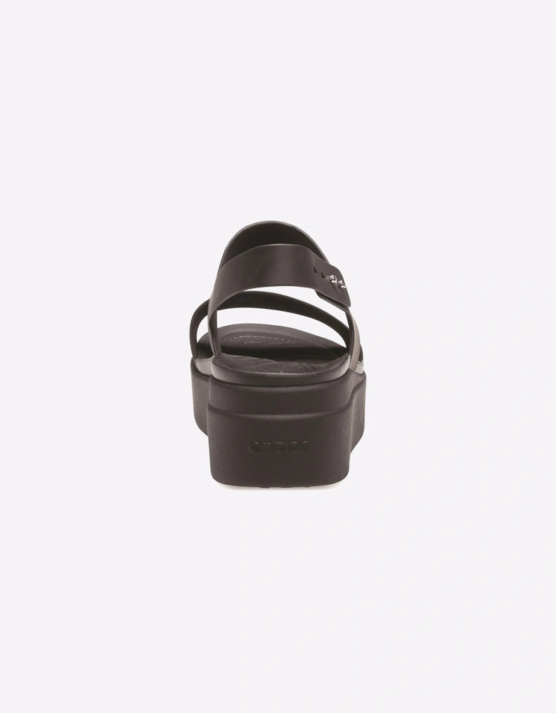 Crocs Brooklyn Low Wedge Platform Sandals Unisex Black