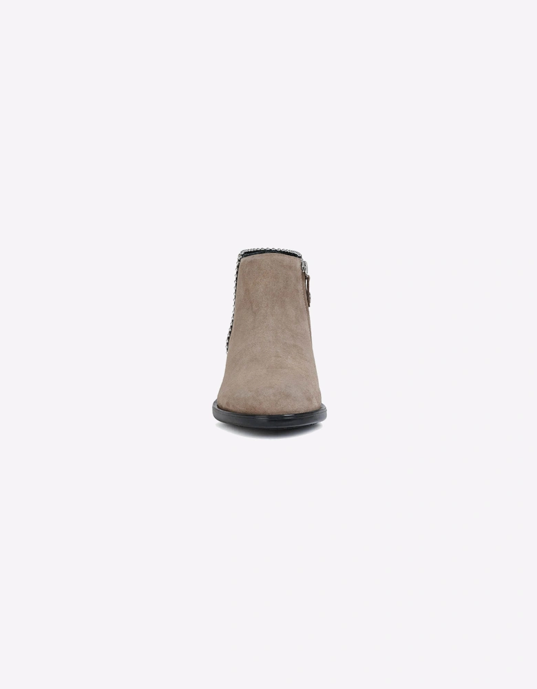 Geox Resia Waterproof Womens Boots Dark Beige
