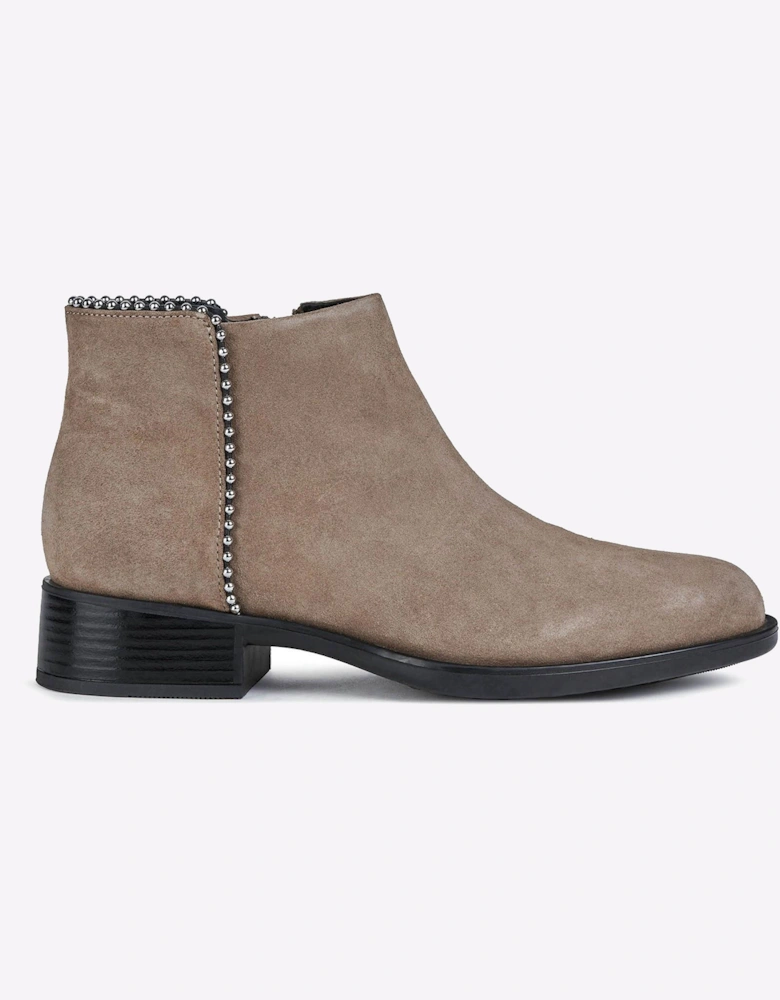 Geox Resia Waterproof Womens Boots Dark Beige