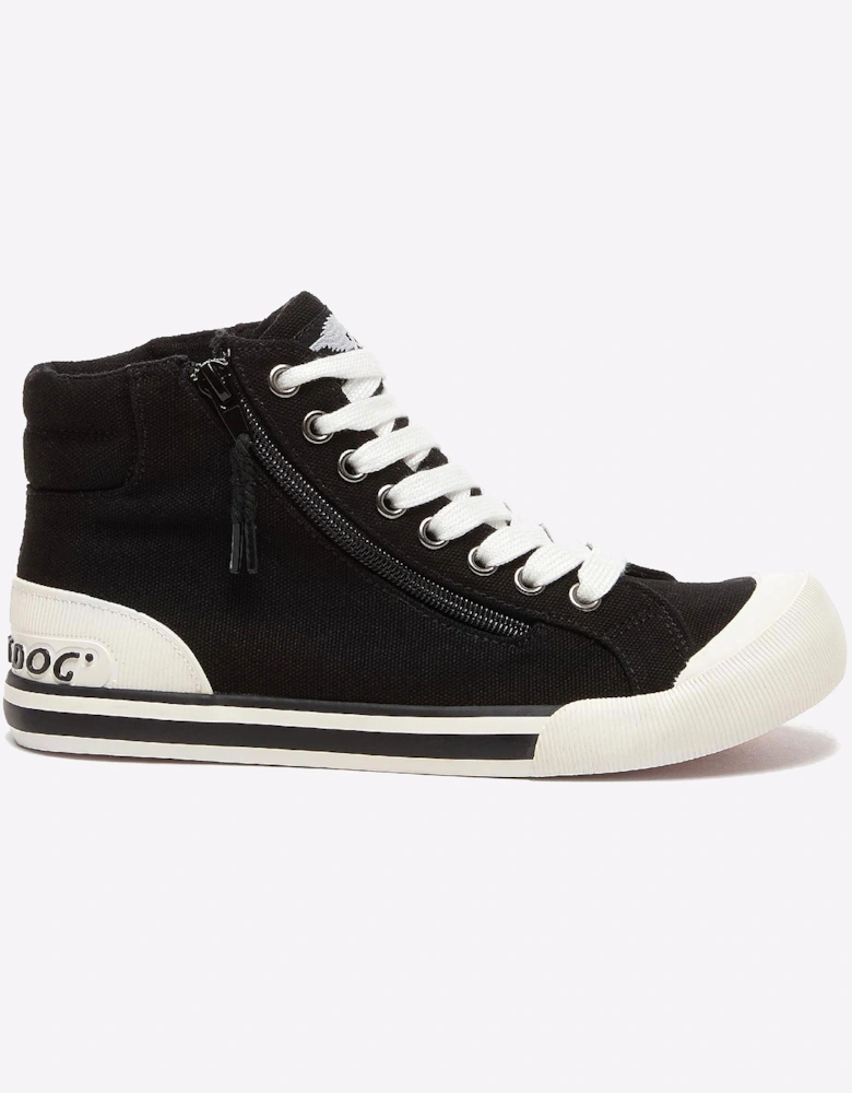 Rocket Dog Jazzin Womens Hi-Top Shoes Black