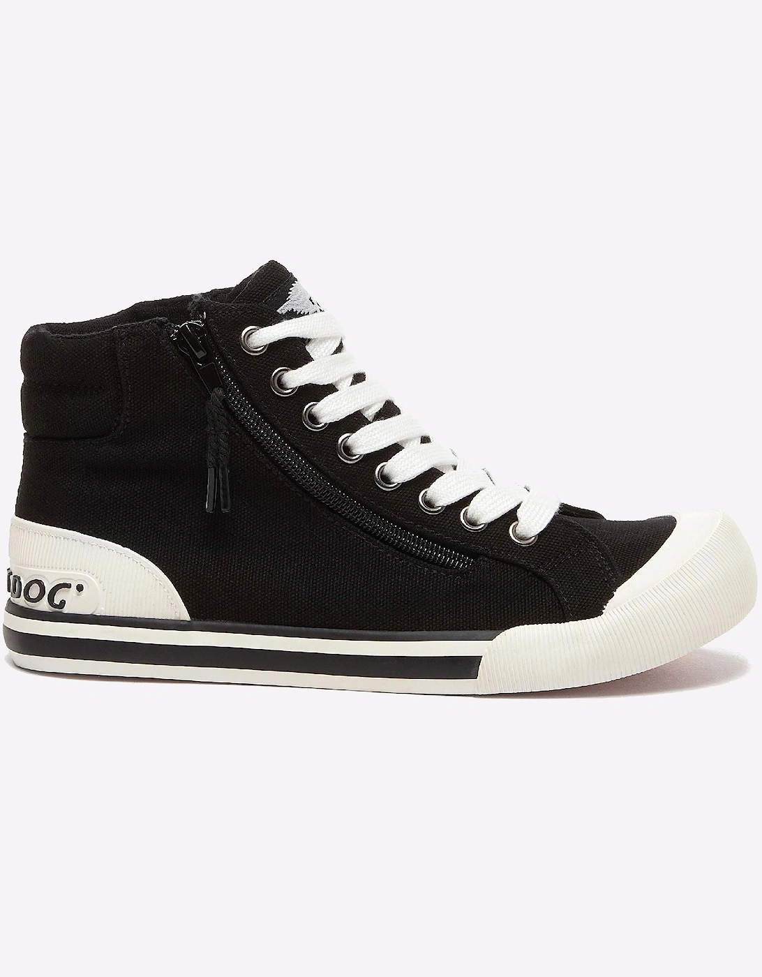 Rocket Dog Jazzin Womens Hi-Top Shoes Black
