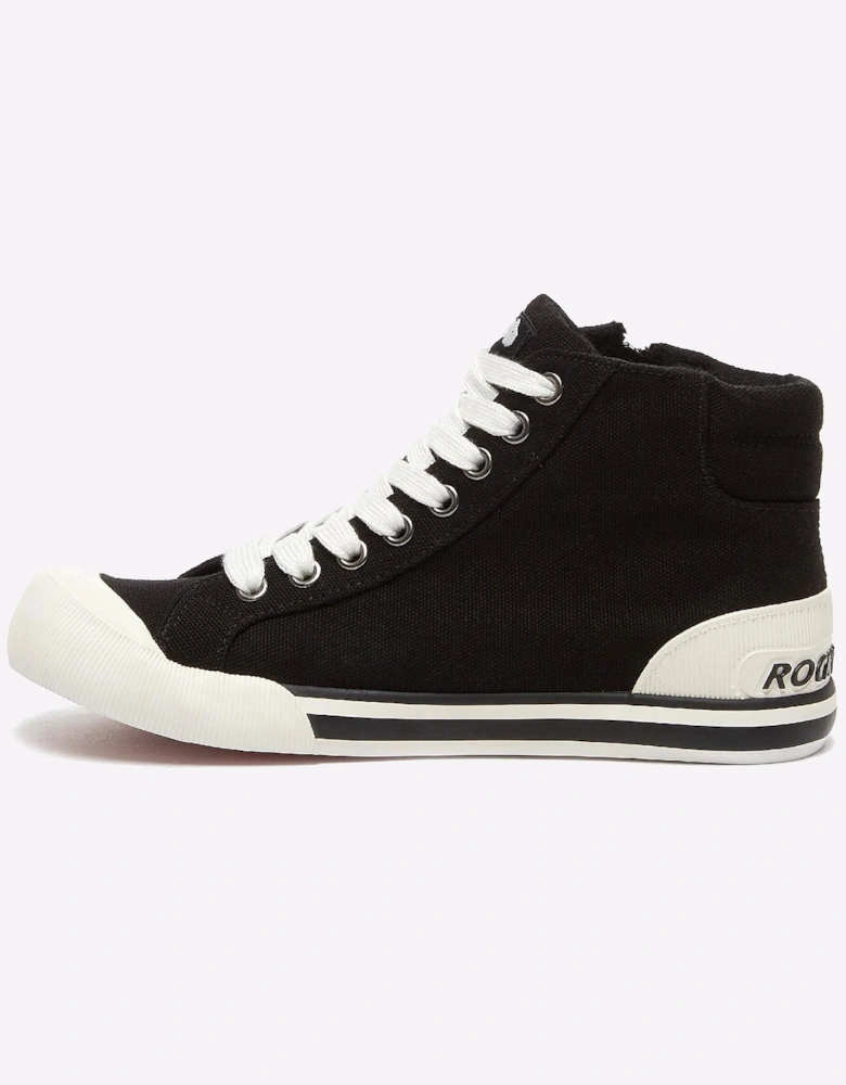 Rocket Dog Jazzin Womens Hi-Top Shoes Black