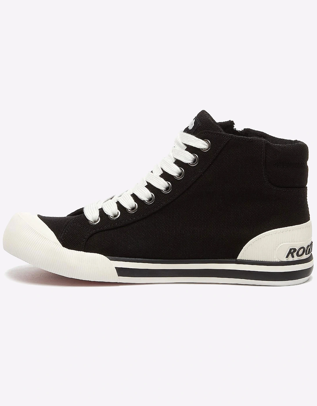 Rocket Dog Jazzin Womens Hi-Top Shoes Black