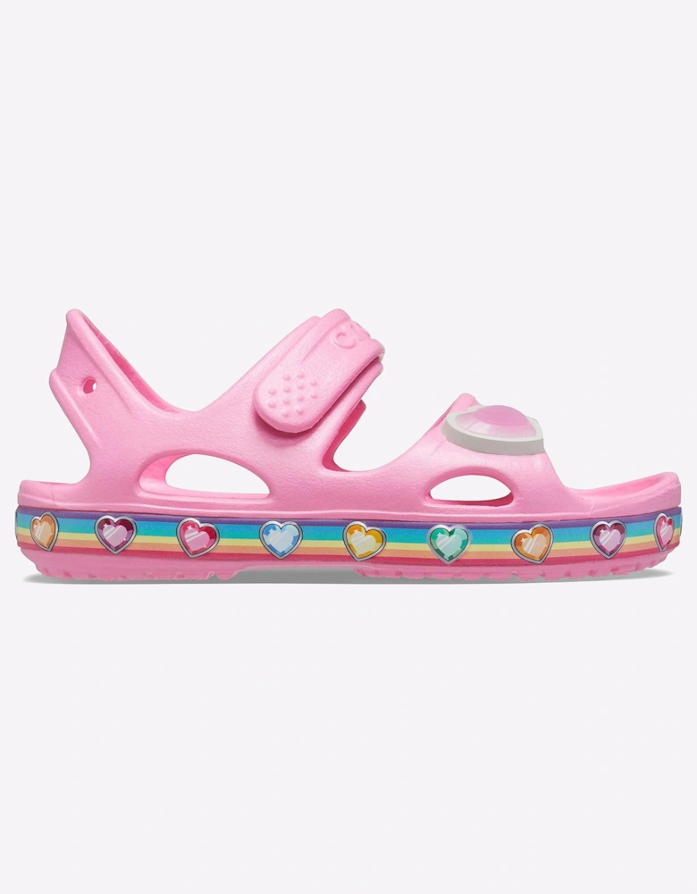 Crocs Fun Lab Rainbow Infants Pink Lemonade