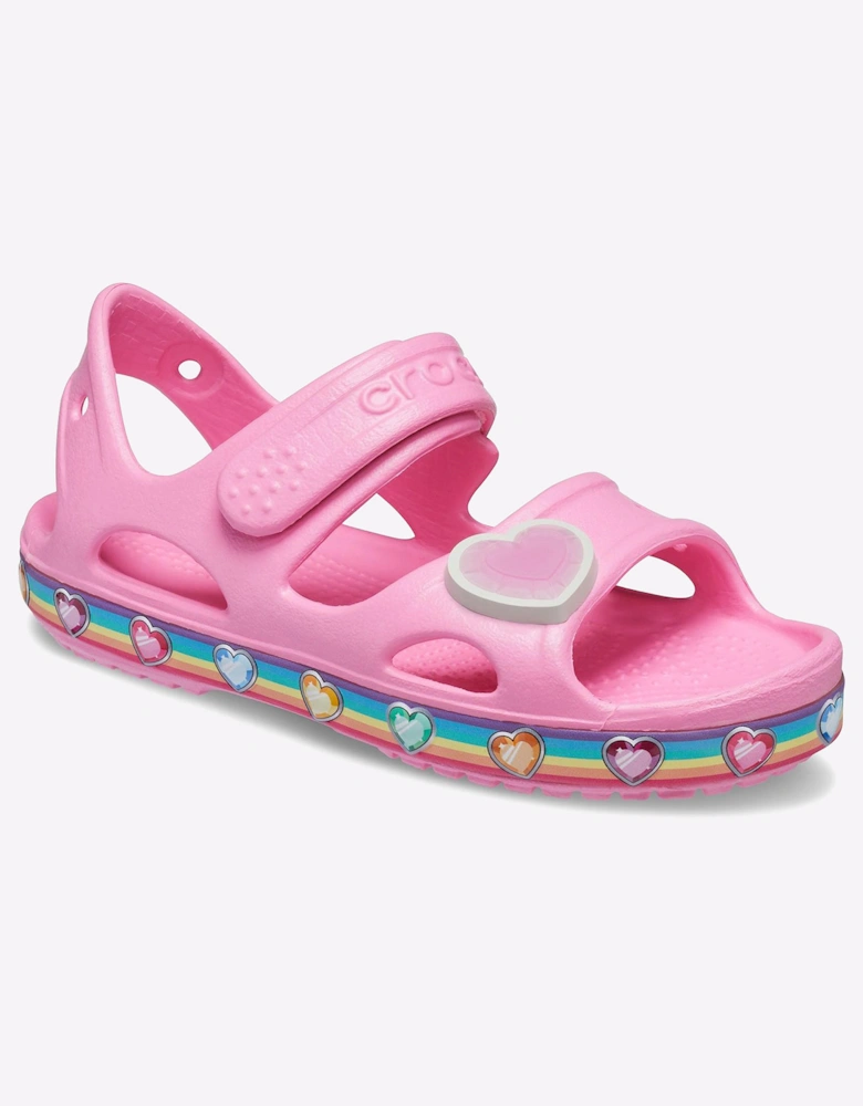 Crocs Fun Lab Rainbow Infants Pink Lemonade