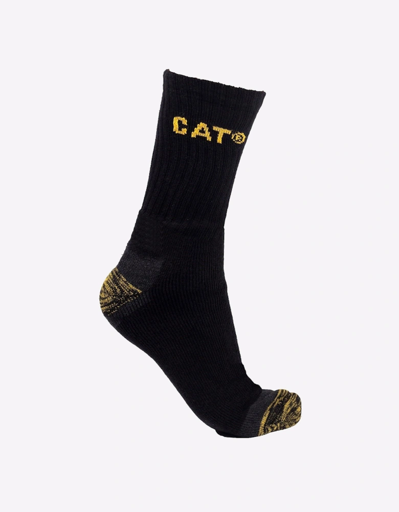 Caterpillar Premium Work Socks Mens Black