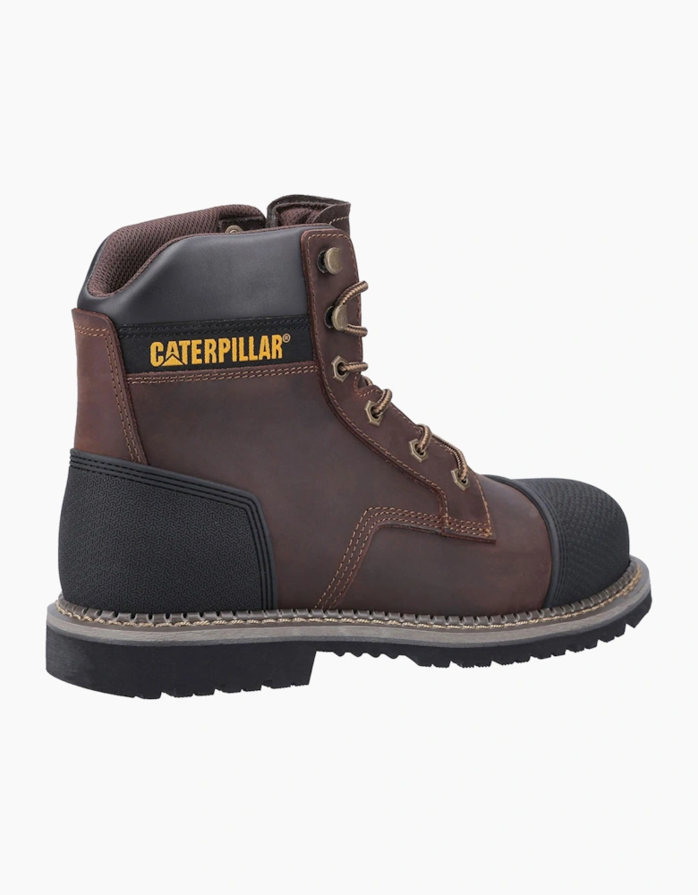 Caterpillar Safety Caterpillar Powerplant S3 Safety Boot Mens Brown