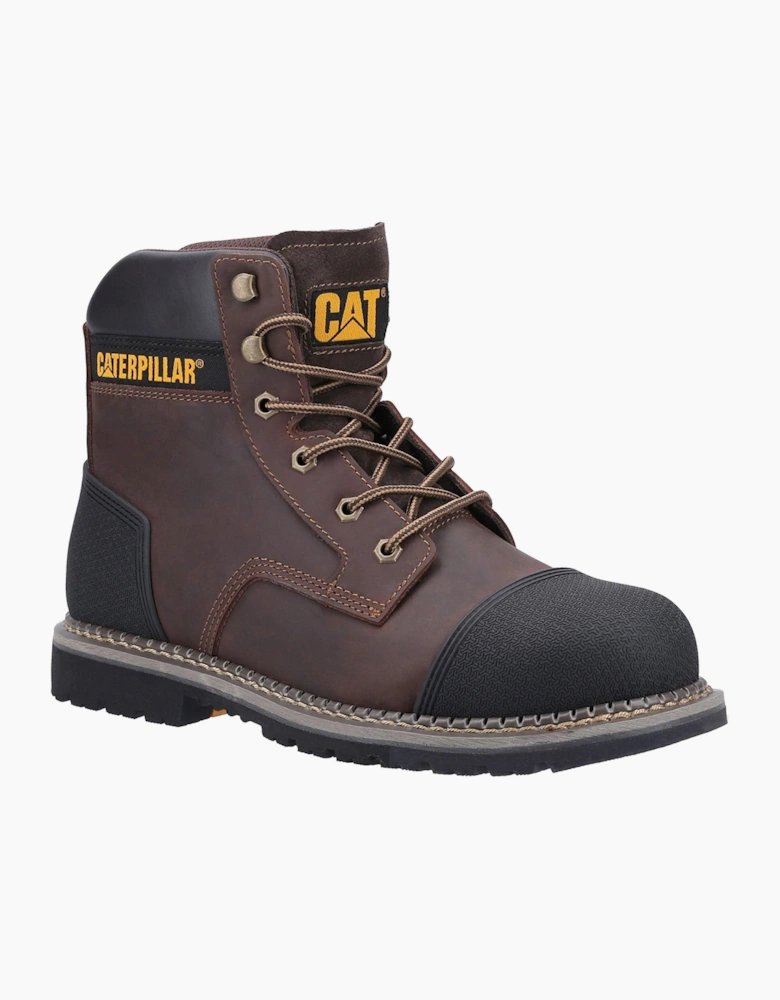 Caterpillar Safety Caterpillar Powerplant S3 Safety Boot Mens Brown