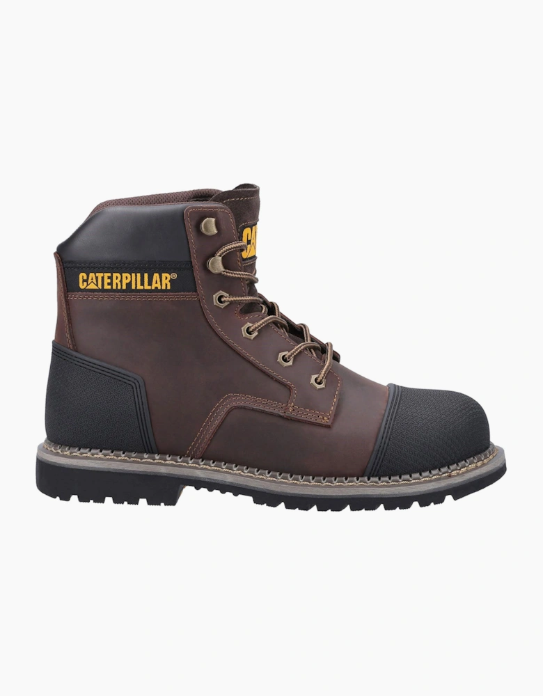 Caterpillar Safety Caterpillar Powerplant S3 Safety Boot Mens Brown