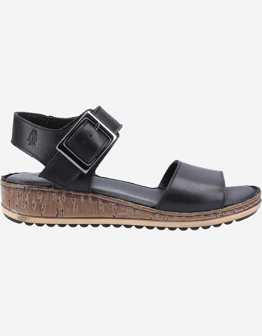 Hush Puppies Ellie Leather Womens Sandals Black