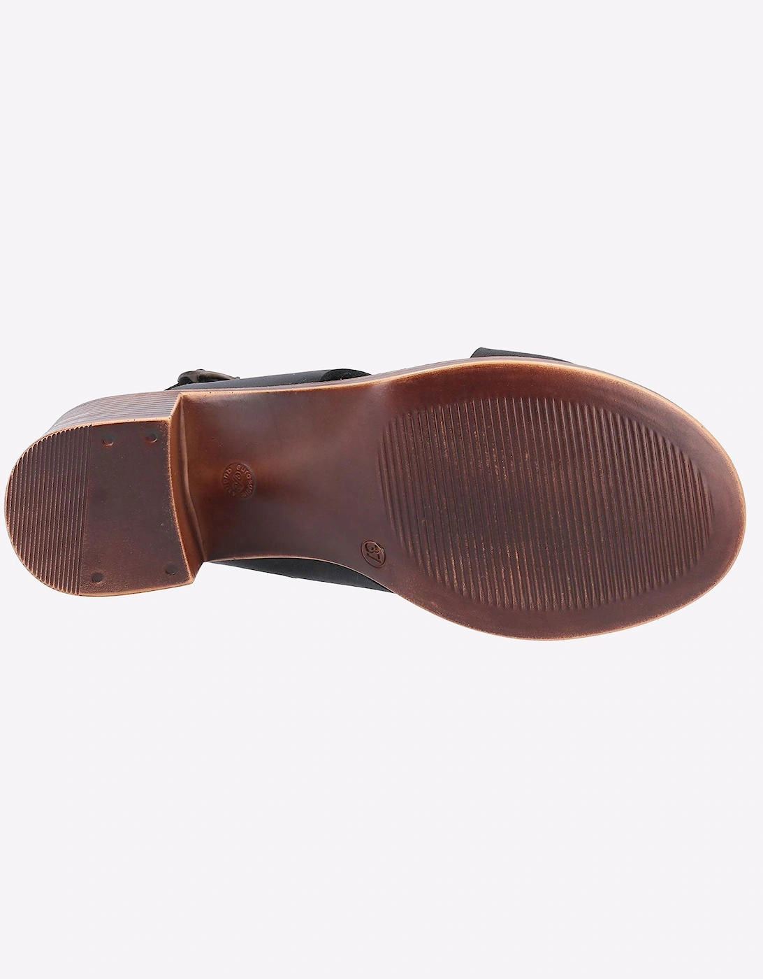 Hush Puppies Gabrielle Leather Womens Sandals Black