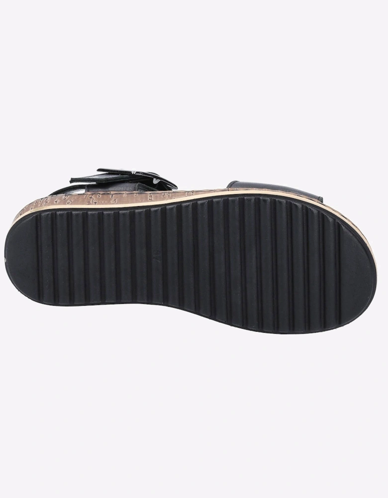 Hush Puppies Ellie Leather Womens Sandals Black