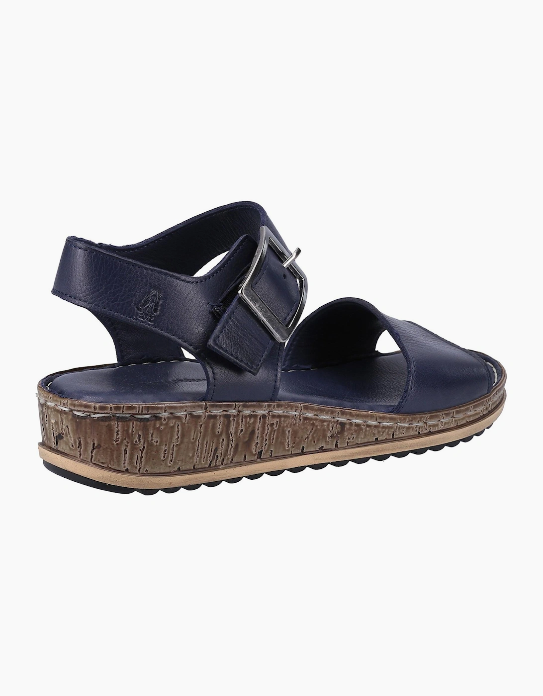 Hush Puppies Ellie Leather Womens Sandals Navy