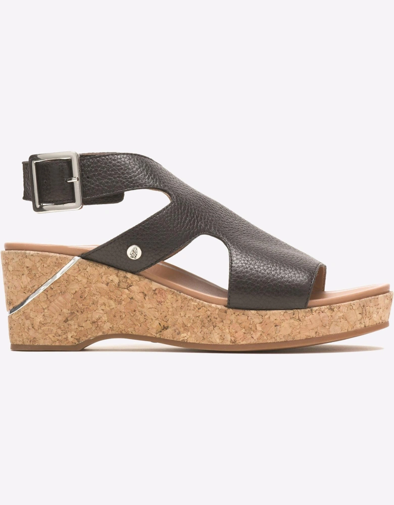 Hush Puppies Maya Wedge Womens Sandals Black