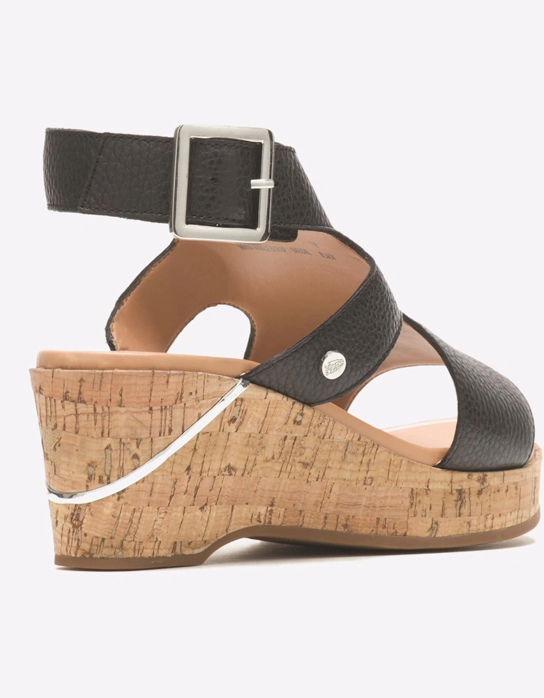 Hush Puppies Maya Wedge Womens Sandals Black