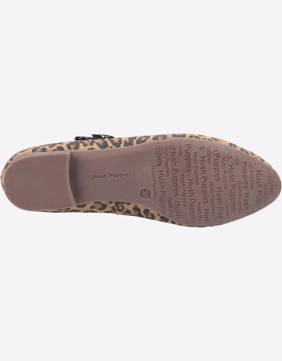 Hush Puppies Melissa Strap Memory Foam Womens Shoes Leopard