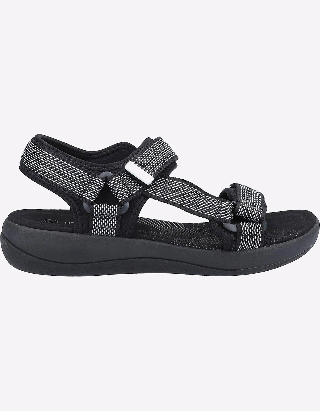 Hush Puppies Sara Quarter Strap Womens Sandals Black