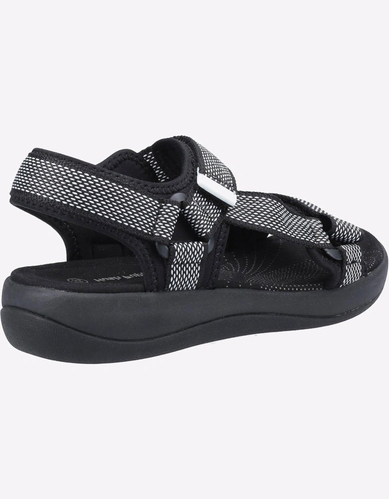 Hush Puppies Sara Quarter Strap Womens Sandals Black