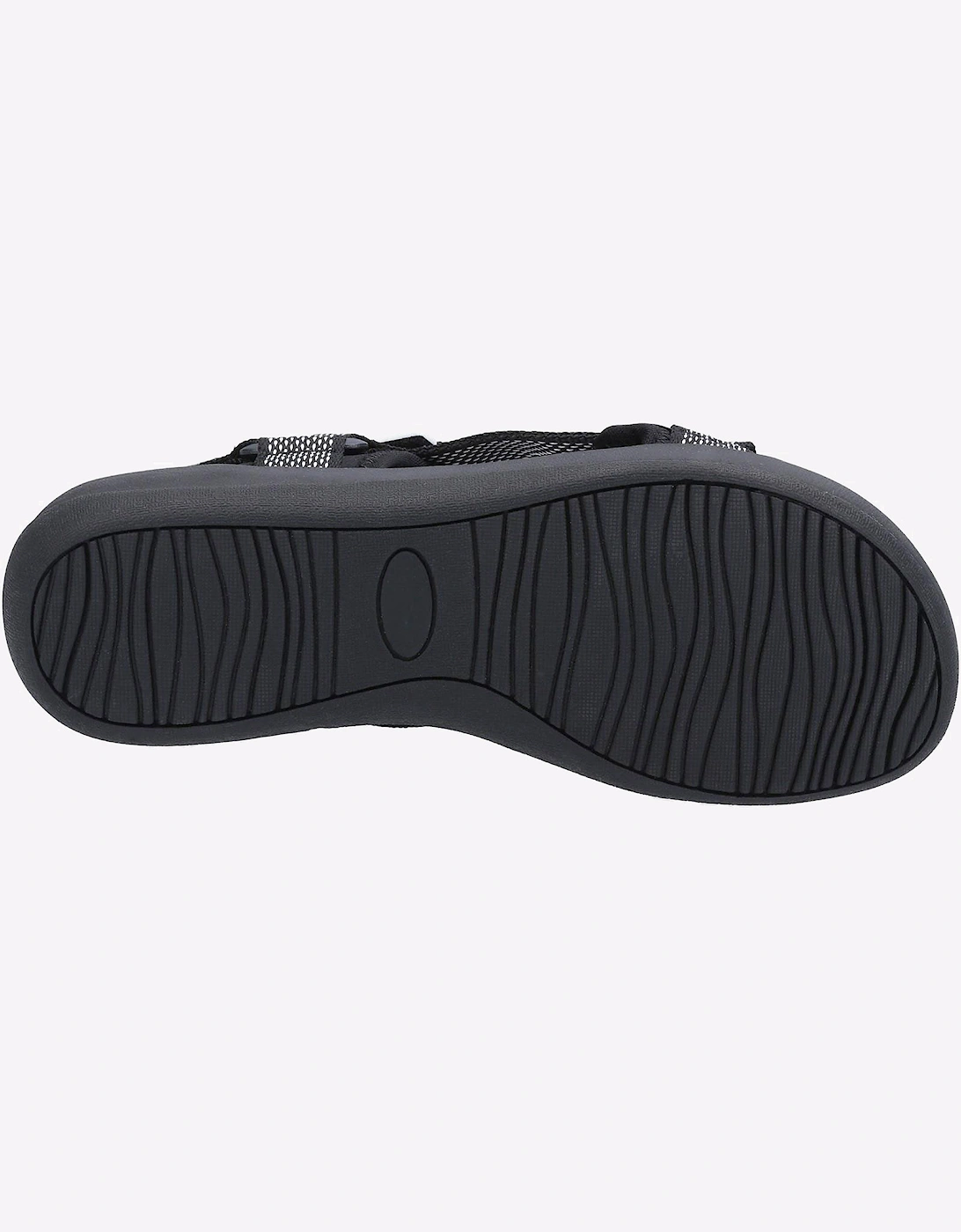 Hush Puppies Sara Quarter Strap Womens Sandals Black