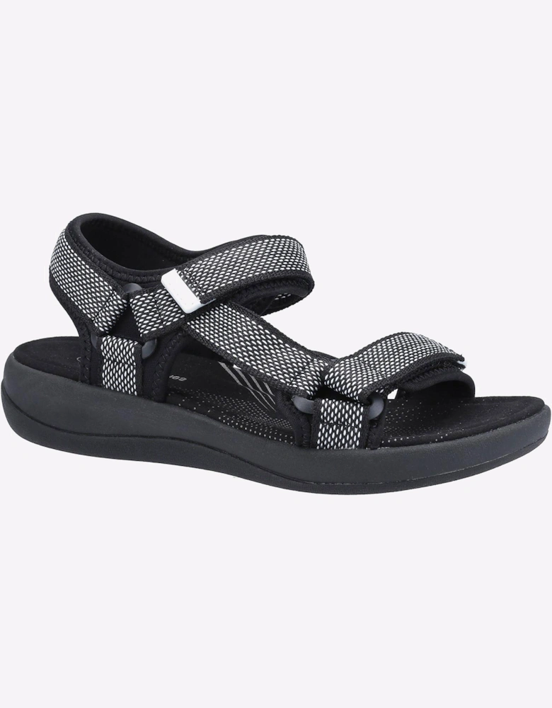 Hush Puppies Sara Quarter Strap Womens Sandals Black