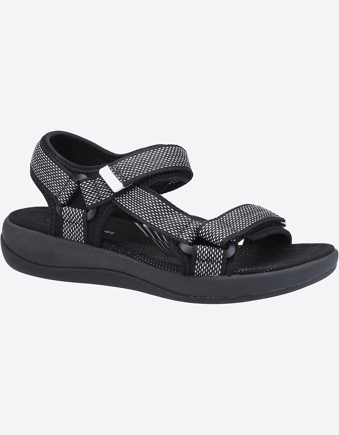 Hush Puppies Sara Quarter Strap Womens Sandals Black