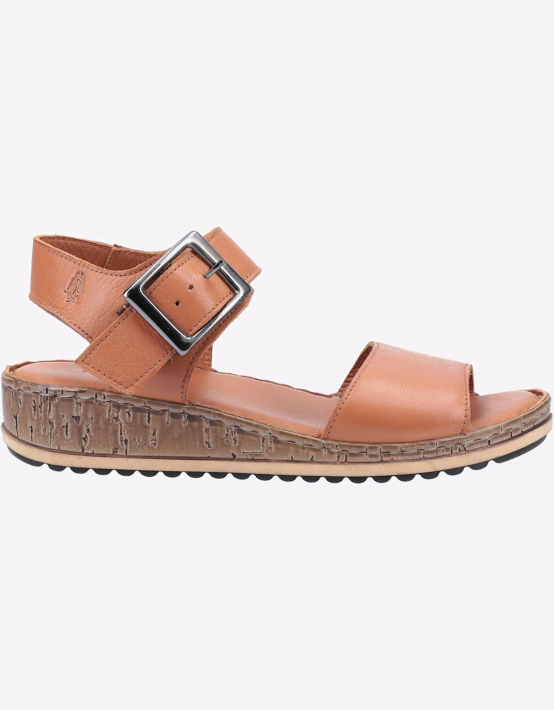 Hush Puppies Ellie Leather Womens Sandals Tan