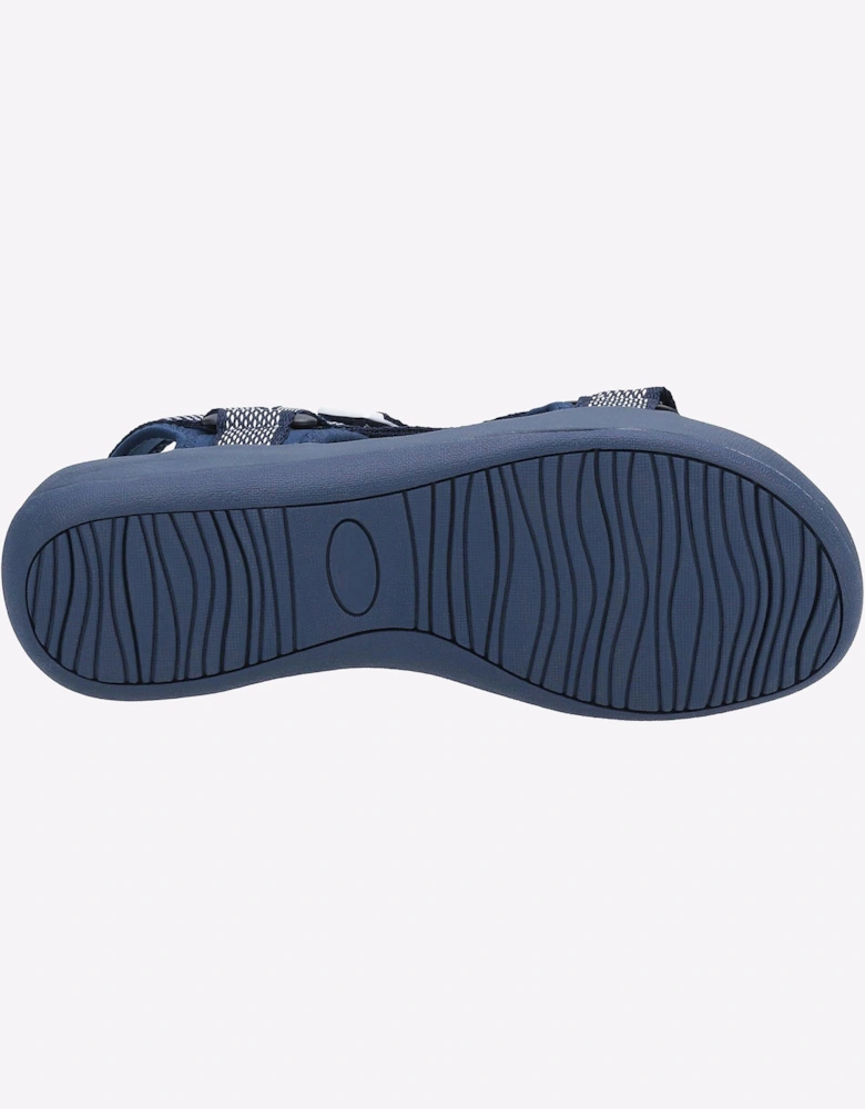 Hush Puppies Sara Quarter Strap Womens Sandals Navy