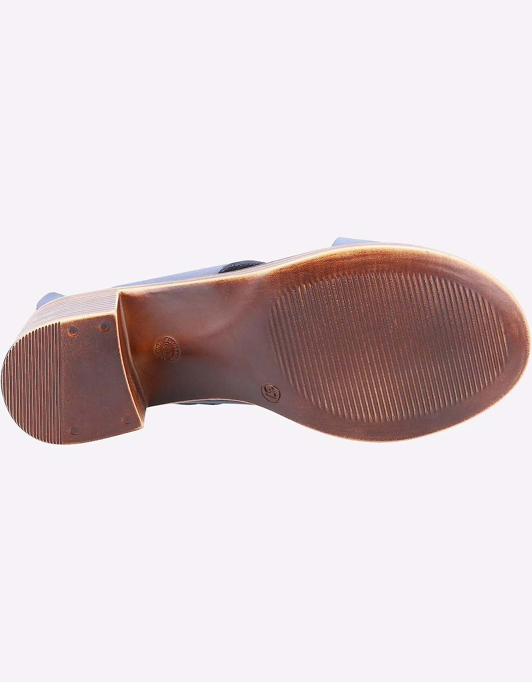 Hush Puppies Gabrielle Leather Womens Sandals Navy