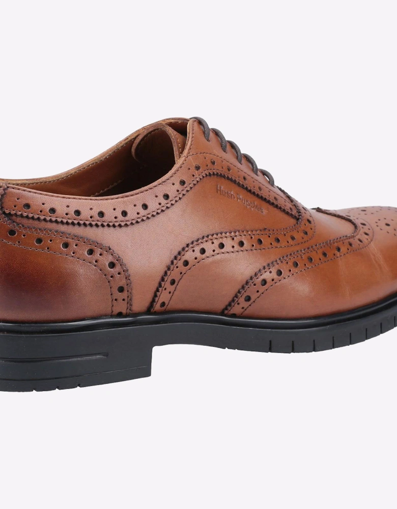 Hush Puppies Santiago Memory Foam Mens Shoes Tan