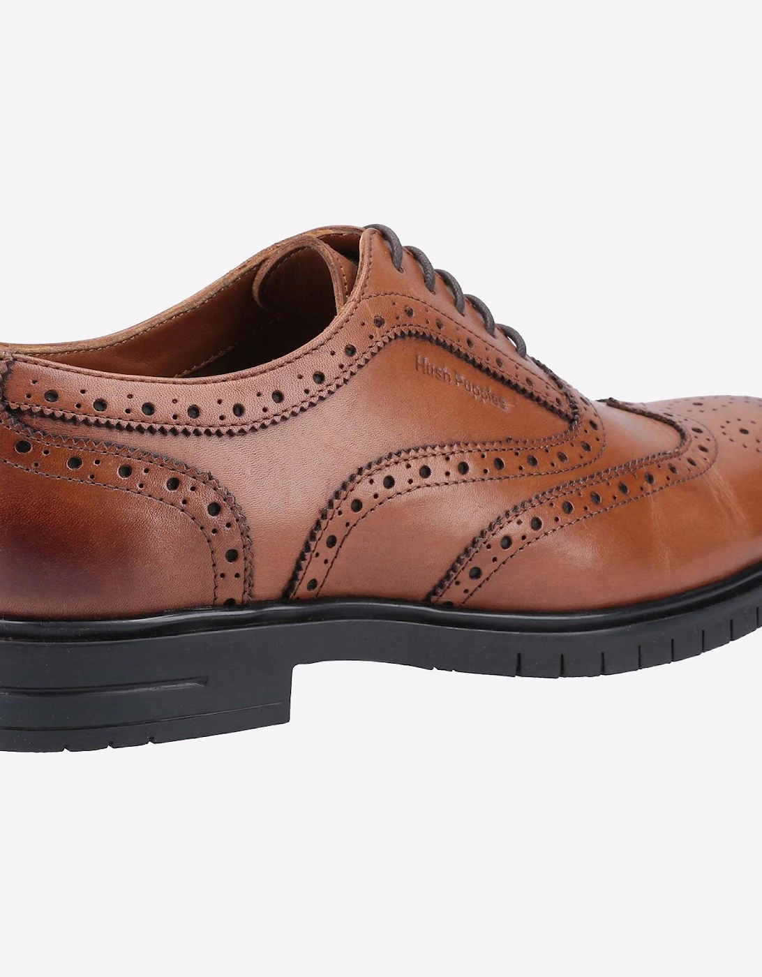 Hush Puppies Santiago Memory Foam Mens Shoes Tan