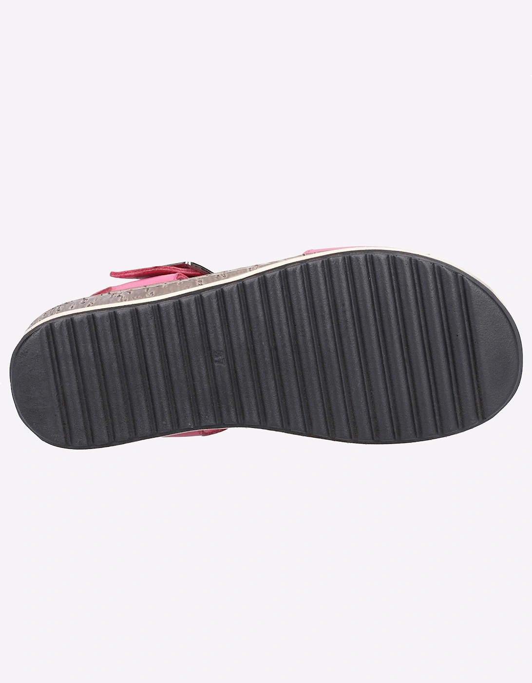 Hush Puppies Ellie Leather Womens Sandals Fuchsia