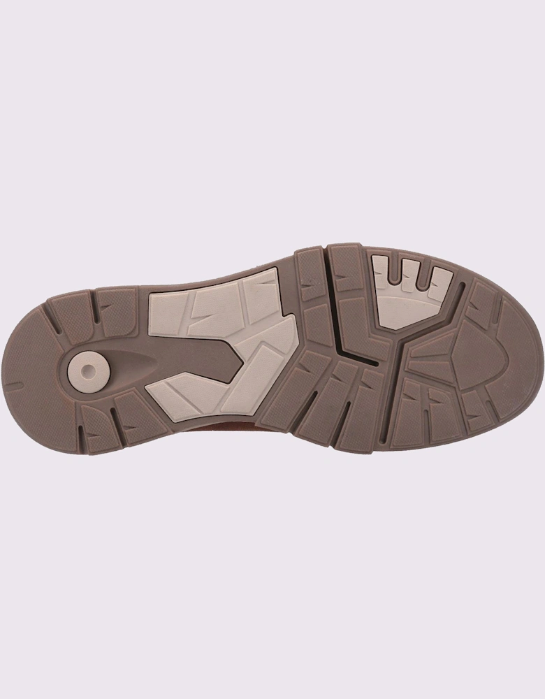 Hush Puppies Fletcher Memory Foam Slip On Mens Shoes Tan