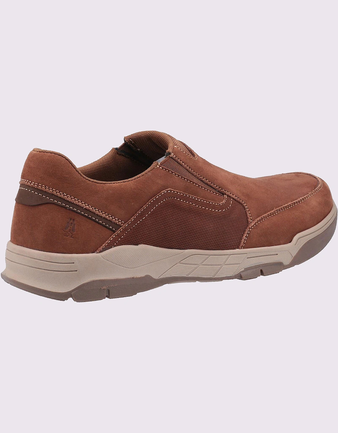 Hush Puppies Fletcher Memory Foam Slip On Mens Shoes Tan