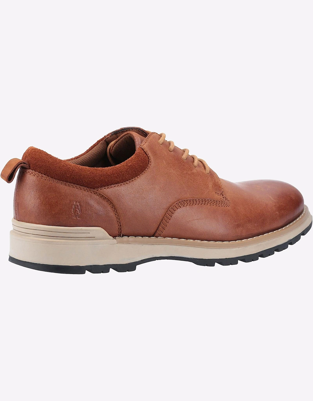 Hush Puppies Dylan Leather Memory Foam Mens Shoes Tan
