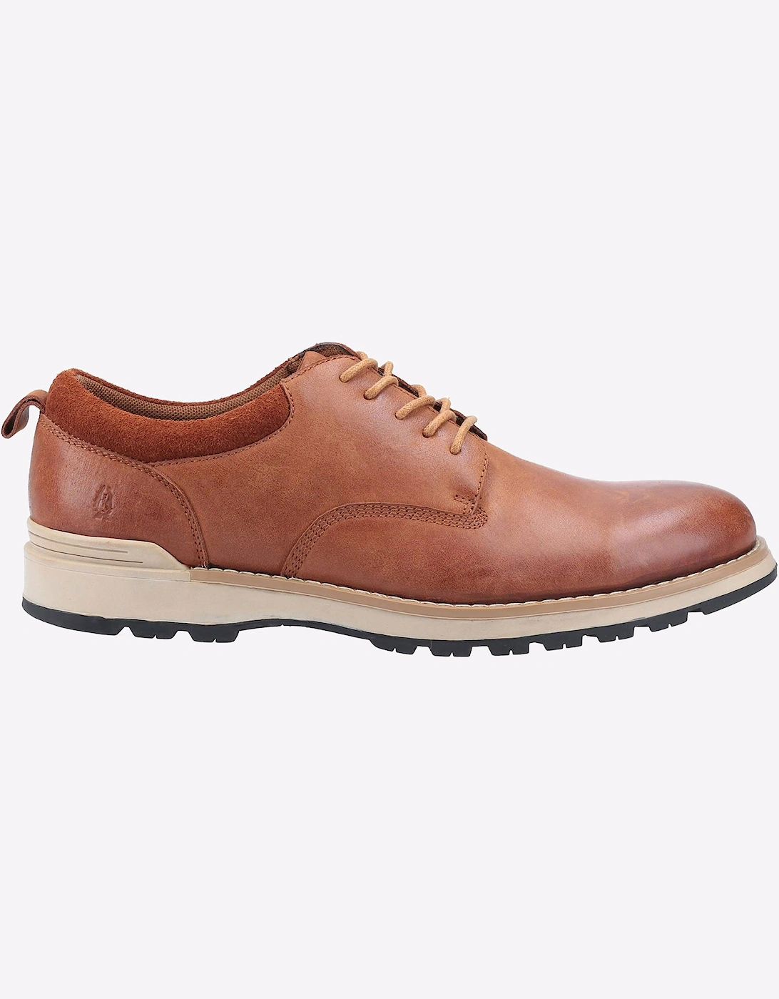 Hush Puppies Dylan Leather Memory Foam Mens Shoes Tan