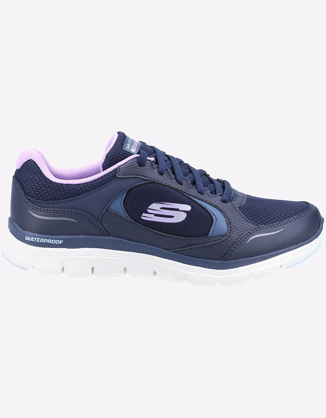 Skechers Flex Appeal 4.0 True Clarity Womens Trainers Navy/Lavender
