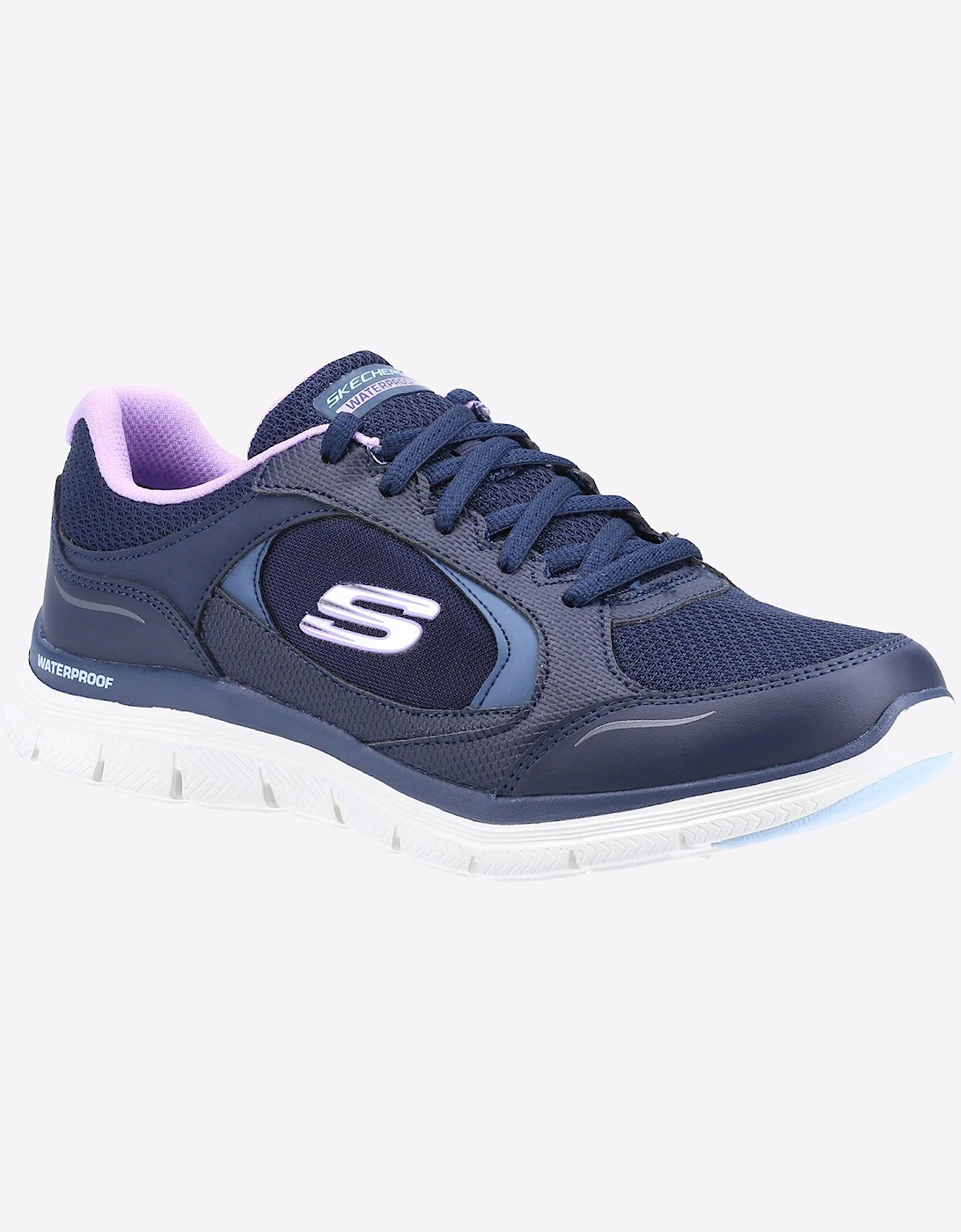 Skechers Flex Appeal 4.0 True Clarity Womens Trainers Navy/Lavender