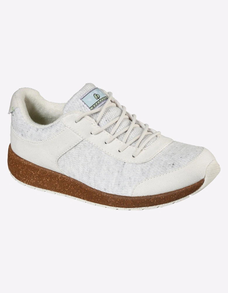 Skechers Bobs Earth New Love Memory Foam Womens Trainers Off White