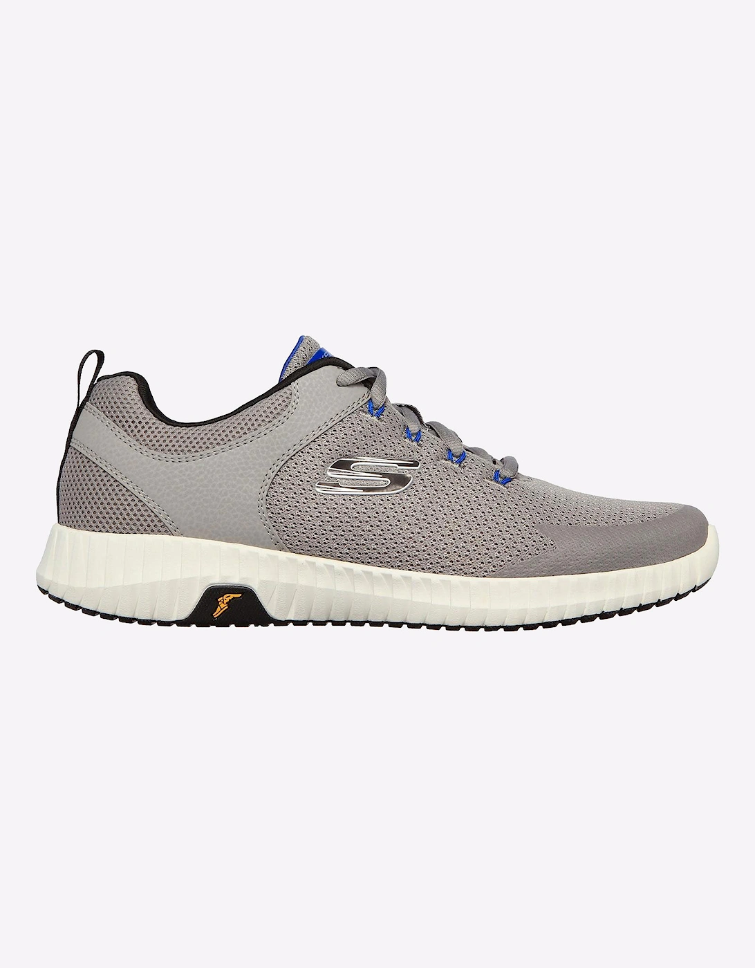 Skechers Elite Flex Prime Take Over Memory Foam Mens Trainers Light Grey/Black