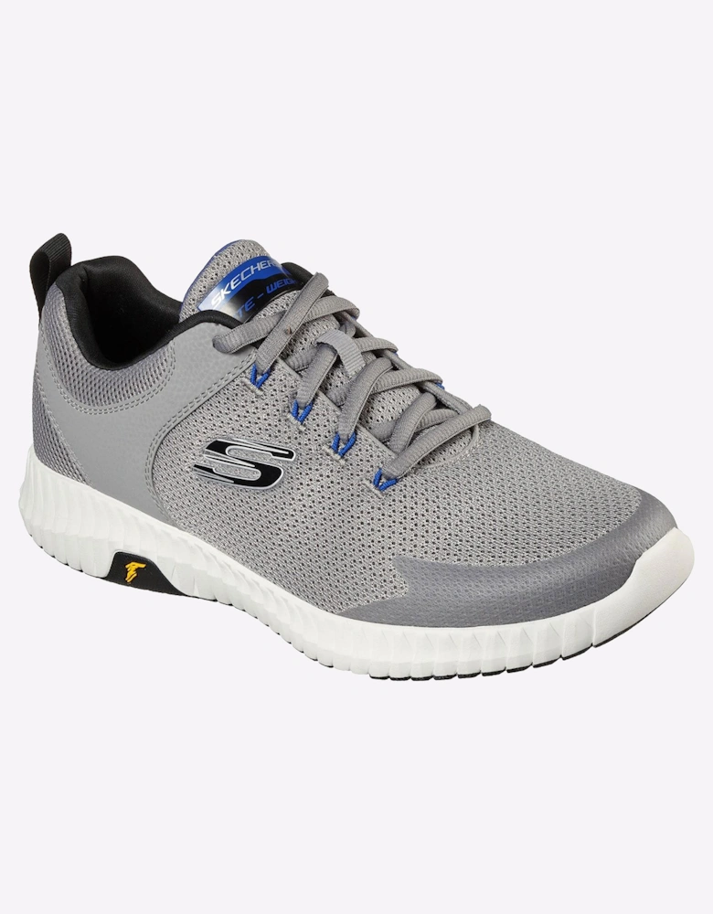 Skechers Elite Flex Prime Take Over Memory Foam Mens Trainers Light Grey/Black