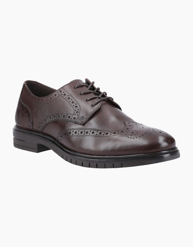 Hush Puppies Santiago Memory Foam Mens Shoes Brown