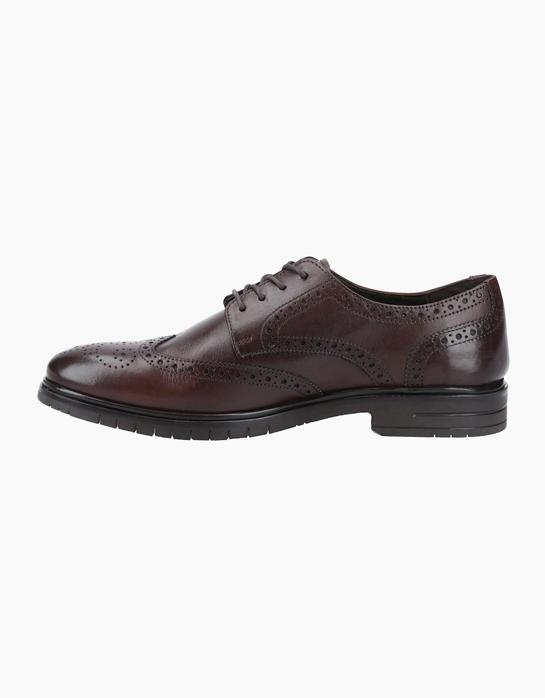 Hush Puppies Santiago Memory Foam Mens Shoes Brown