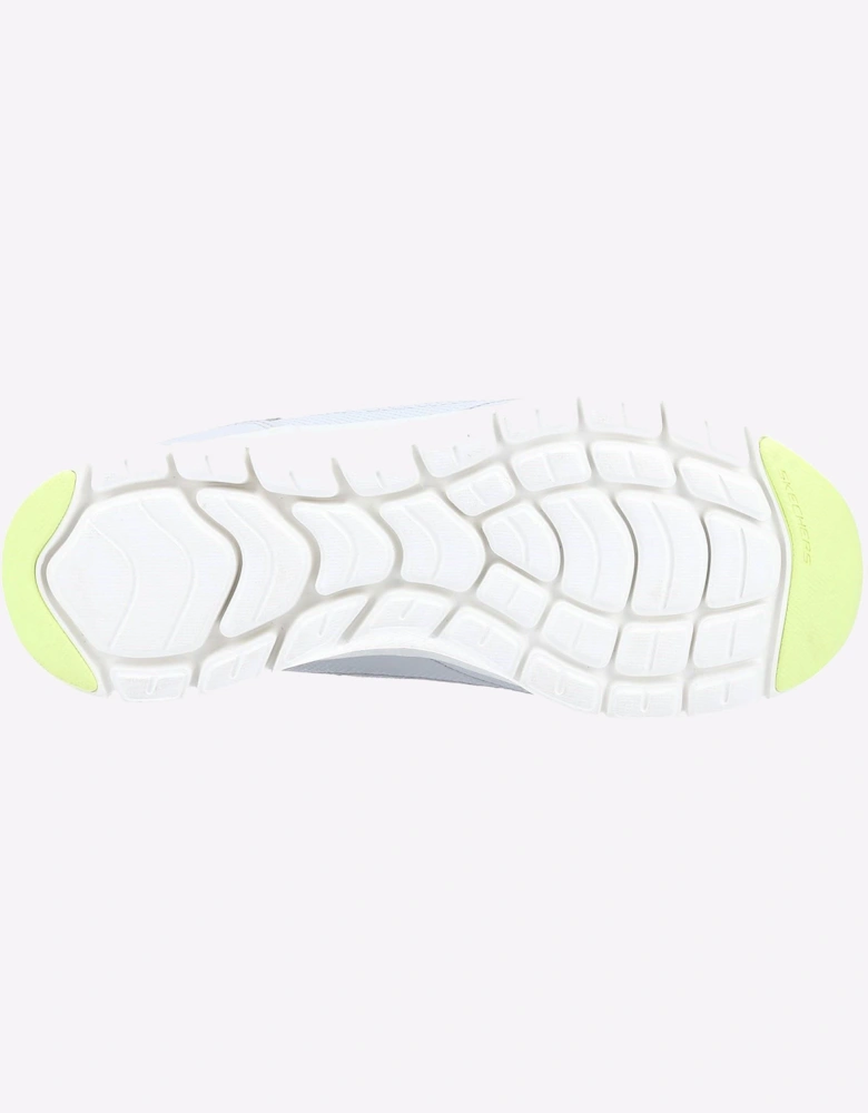 Skechers Flex Appeal 4.0 Memory Foam Womens Trainers Grey/Multicoloured